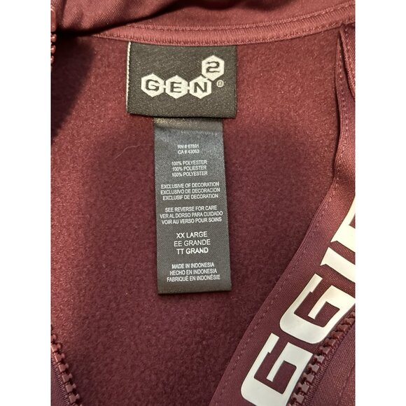 MENS GEN 2 TEXAS A&M JACKET MAROON 2XL XXL Aggies Embroidered - Picture 7 of 8
